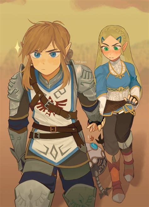 link x zelda botw